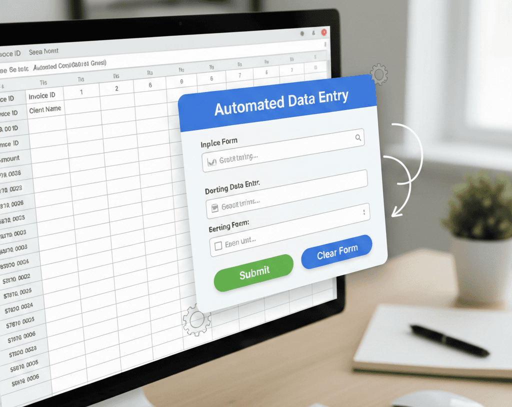 Automated data entry form in Google Sheets