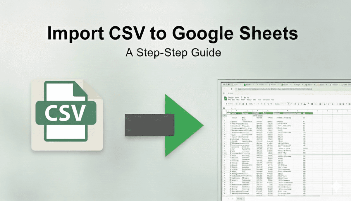 How to import CSV to Google Sheets