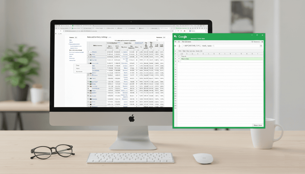 How to import data from website to Google Sheets
