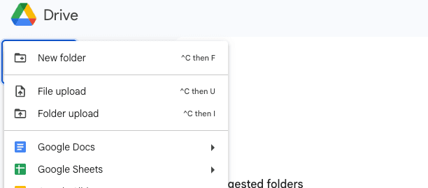 How to import CSV through Google Drive