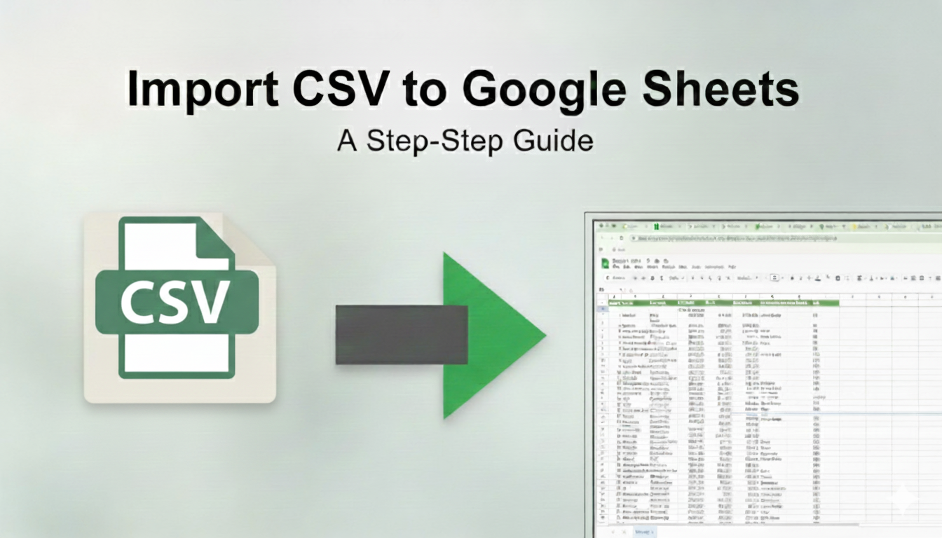 How to Import CSV to Google Sheets
